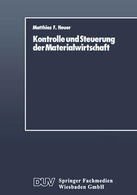 Kontrolle und Steuerung der Materialwirtschaft