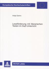 Leseförderung mit literarischen Texten im DaZ-Unterricht