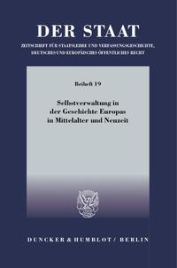 Selbstverwaltung in der Geschichte Europas in Mittelalter und Neuzeit.