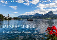 Salzkammergut - Die schönsten Seen Oberösterreichs (Tischkalender 2022 DIN A5 quer)