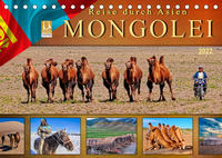 Reise durch Asien - Mongolei (Tischkalender 2022 DIN A5 quer)