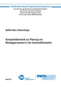 Komplexitätsmetrik zur Planung von Montageprozessen in der Automobilindustrie