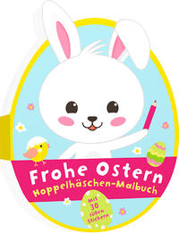 Frohe Ostern – Hoppelhäschen–Malbuch