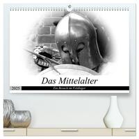 Das Mittelalter - Ein Besuch im Feldlager (hochwertiger Premium Wandkalender 2025 DIN A2 quer), Kunstdruck in Hochglanz