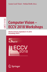 Computer Vision – ECCV 2018 Workshops