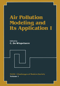 Air Pollution Modeling and Its Application I