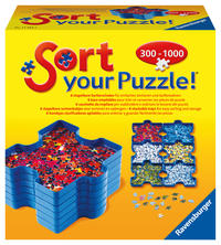 Ravensburger Puzzle Sort & Go - 6 stapelbare Puzzle-Sortierschalen zum einfachen Sortieren und Aufbewahren von Puzzleteilen, Ideales Zubehör für Puzzler