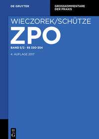 Zivilprozessordnung und Nebengesetze / §§ 330-354