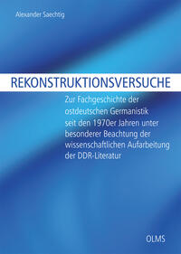 Rekonstruktionsversuche