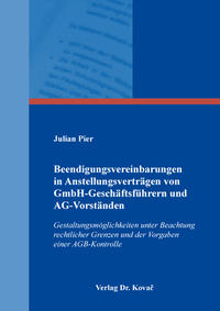 Beendigungsvereinbarungen in Anstellungsverträgen von GmbH-Geschäftsführern und AG-Vorständen