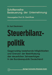 Steuerbilanzpolitik