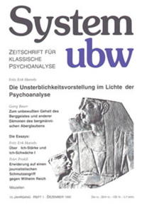 Die Unsterblichkeitsvorstellung im Lichte der Psychoanalyse