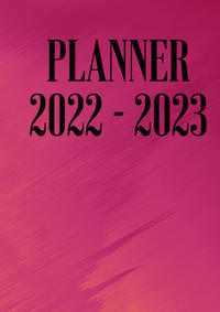 Appointment planner annual calendar 2022 - 2023, appointment calendar DIN A5