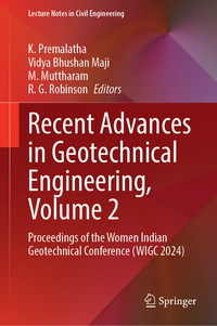 Recent Advances in Geotechnical Engineering, Volume 2