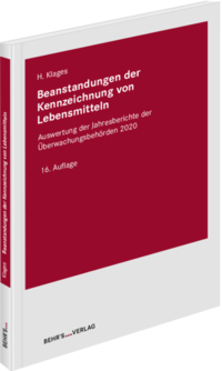 Beanstandungen der Kennzeichnung von Lebensmitteln