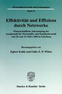 Effektivität und Effizienz durch Netzwerke.