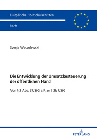 Die Entwicklung der Umsatzbesteuerung der öffentlichen Hand