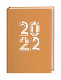 Neon Orange Kalenderbuch A5 Kalender 2022