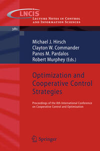 Optimization and Cooperative Control Strategies