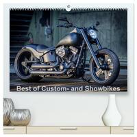 Best of Custom- and Showbikes Kalender (hochwertiger Premium Wandkalender 2025 DIN A2 quer), Kunstdruck in Hochglanz