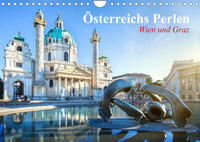 Wien und Graz. Österreichs Perlen (Wandkalender 2023 DIN A4 quer)