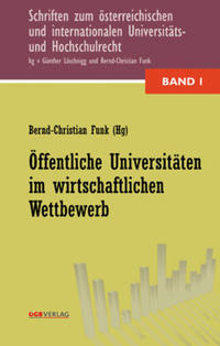 Öffentliche Universitäten im wirtschaftlichen Wettbewerb