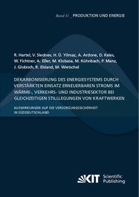 Dekarbonisierung des Energiesystems durch verstärkten Einsatz erneuerbaren Stroms im Wärme-, Verkehrs- und Industriesektor bei gleichzeitigen Stilllegungen von Kraftwerken – Auswirkungen auf die Versorgungssicherheit in Süddeutschland