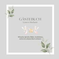 Gästebuch Unsere Hochzeit: Elegantes Hochzeits-Gästebuch, blanko