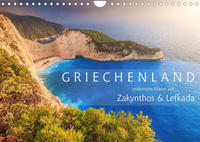 Griechenland - Malerische Küsten auf Zakynthos und Lefkada (Wandkalender 2022 DIN A4 quer)