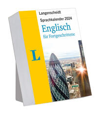 Langenscheidt Sprachkalender Englisch für Fortgeschrittene 2024