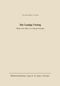 Der Leasing-Vertrag