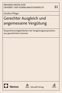 Gerechter Ausgleich und angemessene Vergütung