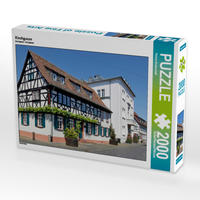 CALVENDO Puzzle Kirchgasse 2000 Teile Lege-Größe 90 x 67 cm Foto-Puzzle Bild von Petrus Bodenstaff