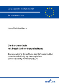 Die Partnerschaft mit beschränkter Berufshaftung