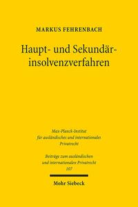 Haupt- und Sekundärinsolvenzverfahren