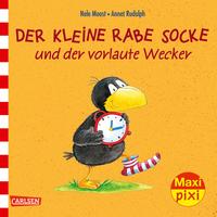 Maxi Pixi 231: VE 5 Der kleine Rabe Socke und der vorlaute Wecker (5 Exemplare)