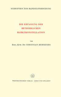 Die Erfassung der Betrieblichen Marktkonstellation