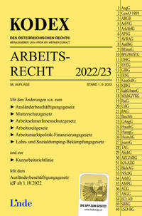 KODEX Arbeitsrecht 2022/23