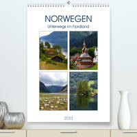 Norwegen - Unterwegs im Fjordland (Premium, hochwertiger DIN A2 Wandkalender 2023, Kunstdruck in Hochglanz)