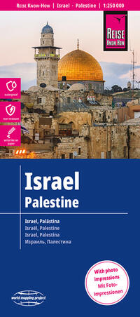 Reise Know-How Landkarte Israel, Palästina / Israel, Palestine (1:250.000)