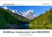 Weißblaue Impressionen vom RIESSERSEE Panoramabilder (Wandkalender 2022 DIN A3 quer)