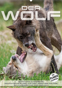 Emotionale Momente: Der Wolf. (Wandkalender 2021 DIN A2 hoch)