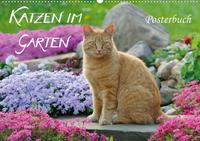 Katzen im Garten Posterbuch (Posterbuch DIN A3 quer)