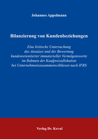 Bilanzierung von Kundenbeziehungen