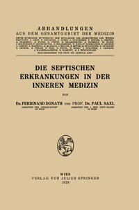 Die Septischen Erkrankungen in der Inneren Medizin