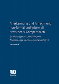 Anerkennung und Anrechnung non-formal und informell erworbener Kompetenzen