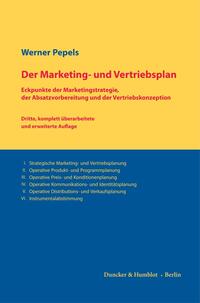 Der Marketing- und Vertriebsplan.