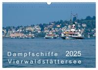 Dampfschiffe Vierwaldstättersee (Wandkalender 2025 DIN A3 quer), CALVENDO Monatskalender