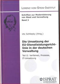 Die Umsetzung der EU-Dienstleistungsrichtlinie in der deutschen Verwaltung