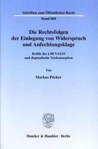 Die Rechtsfolgen der Einlegung von Widerspruch und Anfechtungsklage.